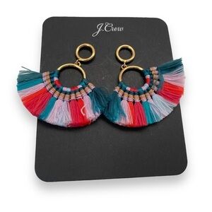 J Crew Fringe Earrings
